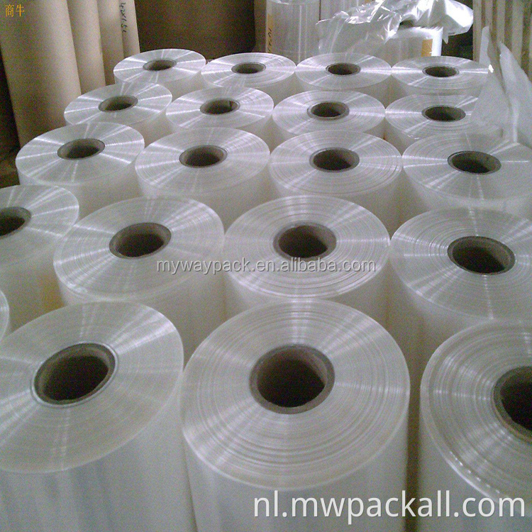 Beste prijs kruisgekoppelde POF plastic polyolefin krimpfilm inpakfilm